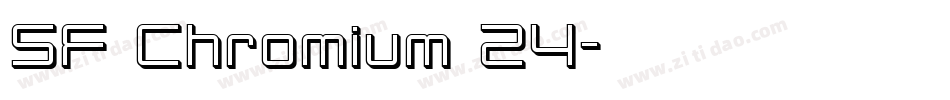 SF Chromium 24字体转换